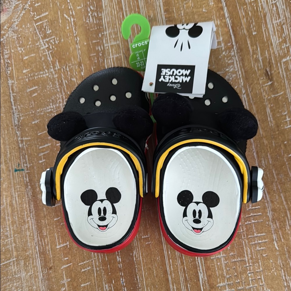 Disney Kids Black and Red Shoes